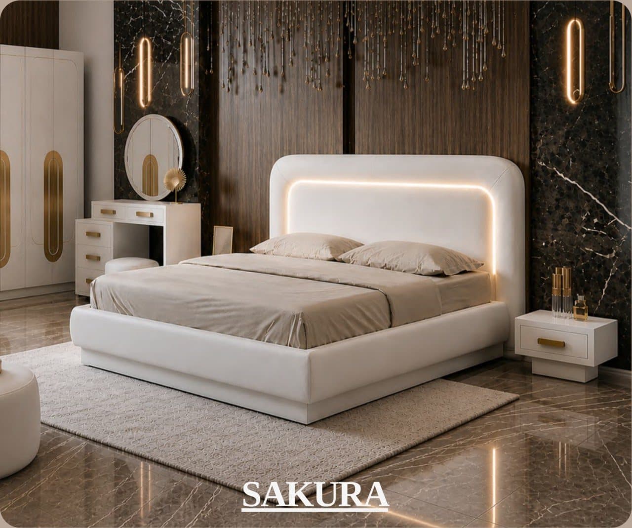 «SAKURA» (Сакура) екі орындық кереует